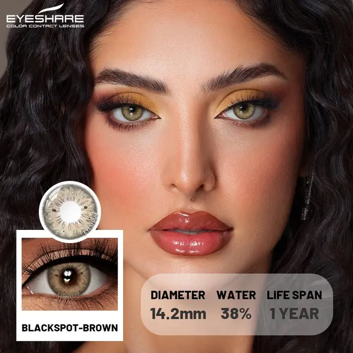 EYESHARE 1 paire de lentilles de Contact de couleur pour les yeux