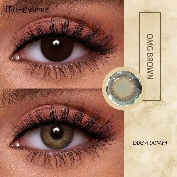 2025 nouvelles lentilles de Contact de couleur naturelle bio-essence pour les yeux 1 paire