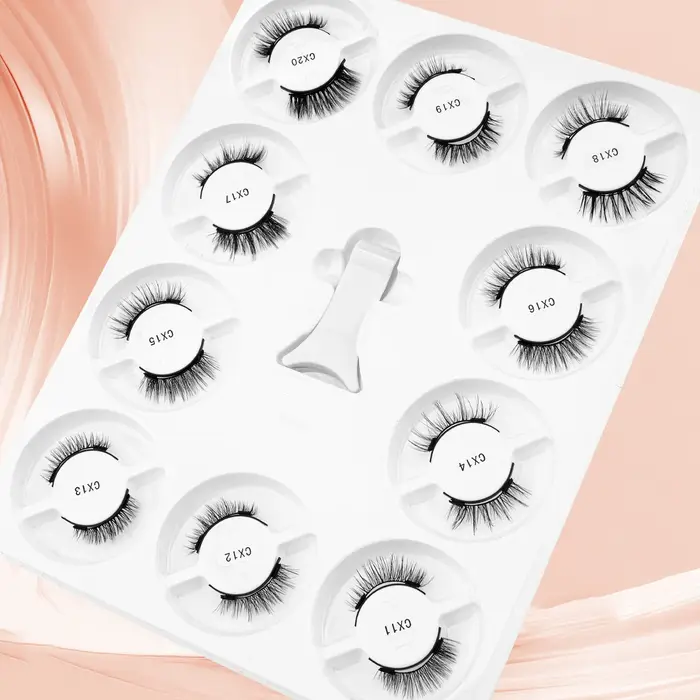 Kit de cils magnétiques 5/10 paires Extension de Faux