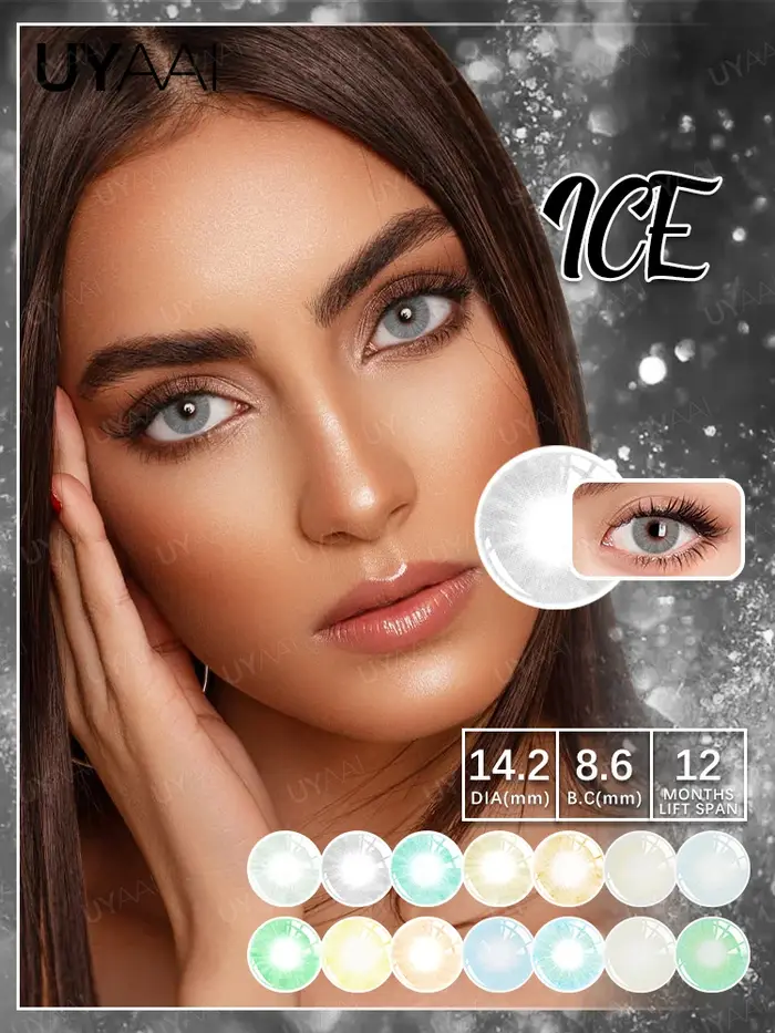 UYAAI lentilles de couleur naturelle yeux