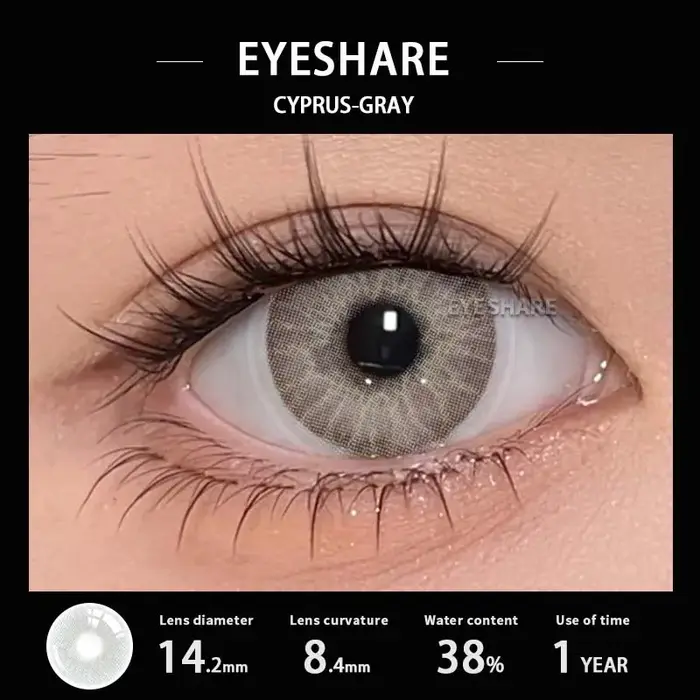 Lentilles de Contact Colorées Bleu Clair