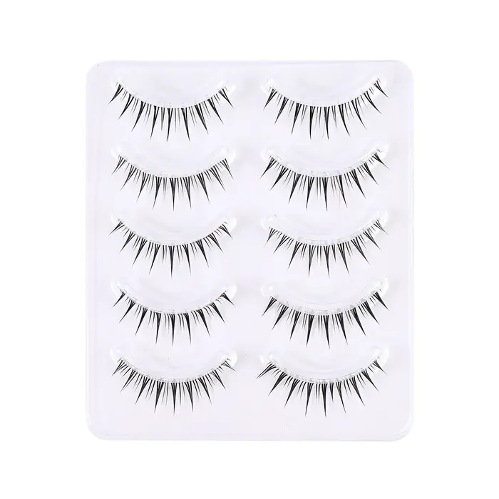 Faux cils de cosplay, 5 paires de cils effet petit diable