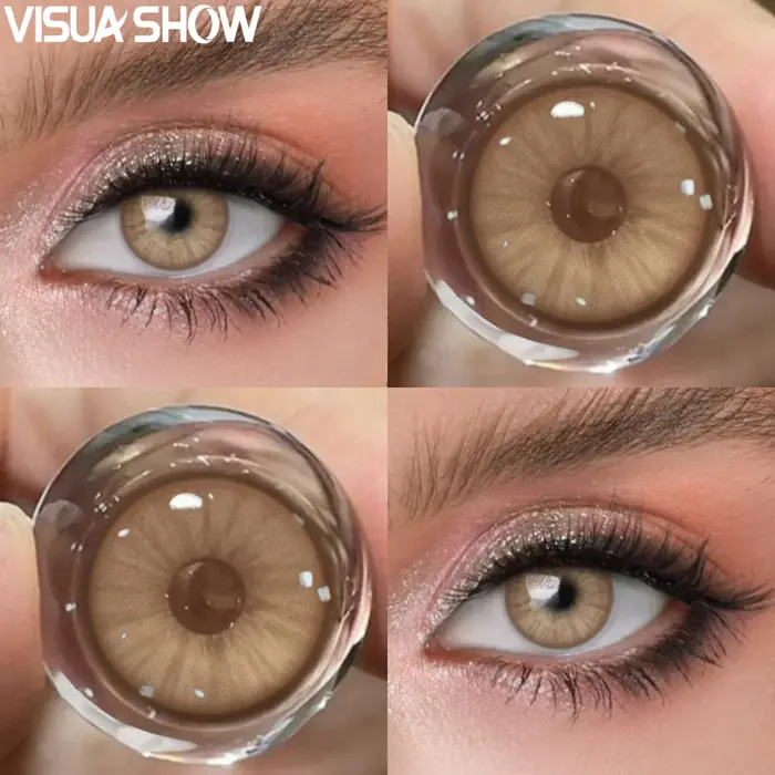 Visuashow 1 paire de lentilles de contact pour maquillage cosplay