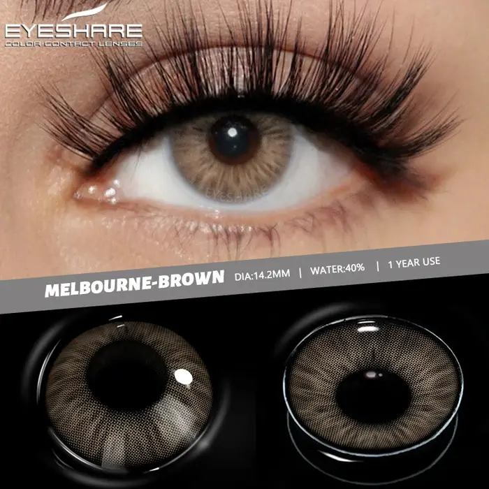 AMARA 1 paire de lentilles de contact colorées pour les yeux