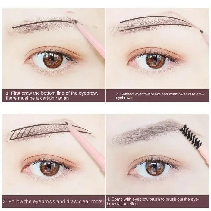 L-Crayon professionnel ultra fin à double extrémité pour femme