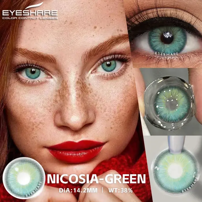 EYESHARE lentilles de contact mode yeux bleus