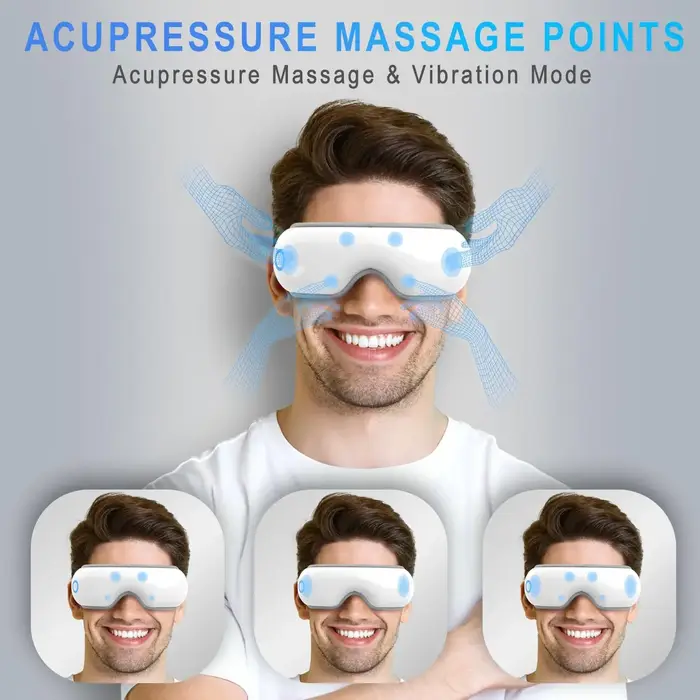 Masseur oculaire VIMYSHOW avec compression par pression d'air et vibration