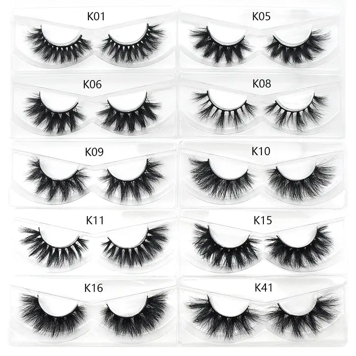 FOXESJI-Faux-cils en Vison Doux et Naturels, Vente en Gros, pour les Affaires