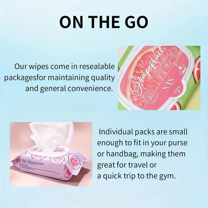 Lingettes démaquillantes jetables