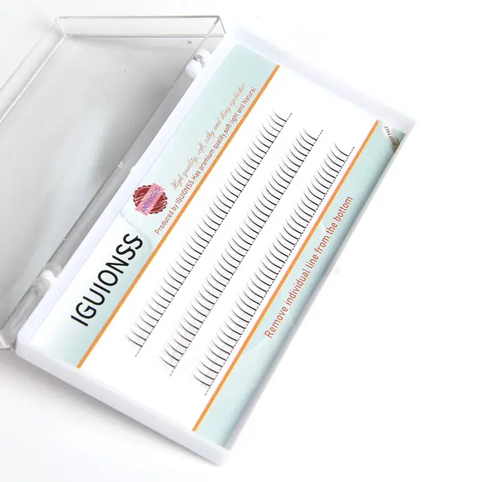 IGUIONSS Cils inférieurs en forme de A (5-6 mm) Extension de faux