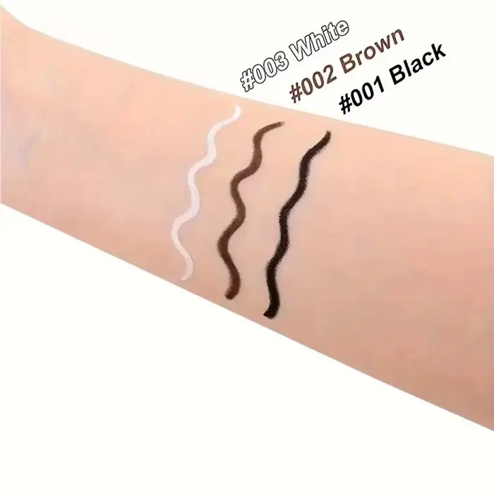 Eyeliner brun noir soyeux