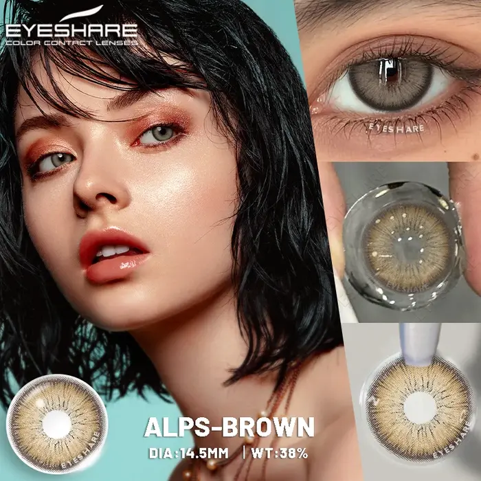 EYESHARE 1 paire de lentilles de Contact de couleur de mode pour les yeux