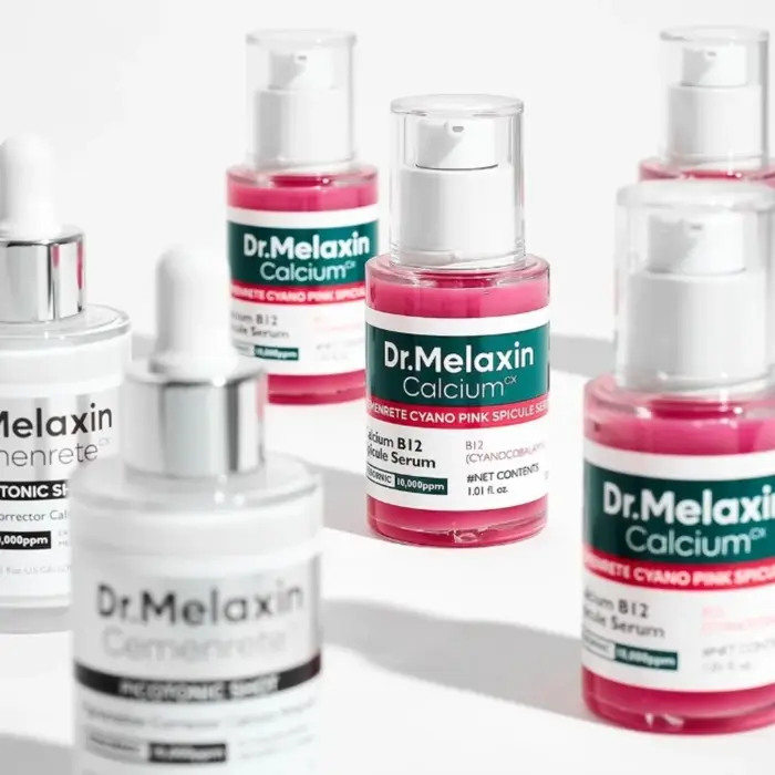 Baume multi-usages au calcium Cemenrete / Crème anti-poches sous les yeux Eyephalt / Essence exfoliante au riz noir et