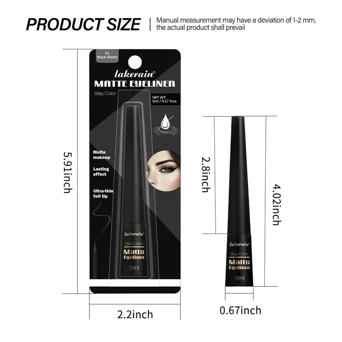 Stylo Eyeliner liquide mat 17H