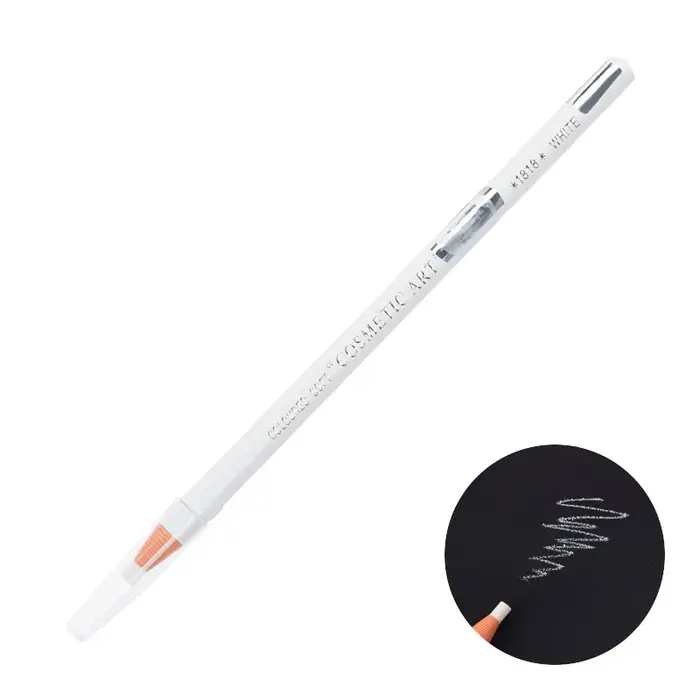 Microblading 1pc crayon à sourcils naturel longue durée 1818 blanc imperméable doux coloré accessoir