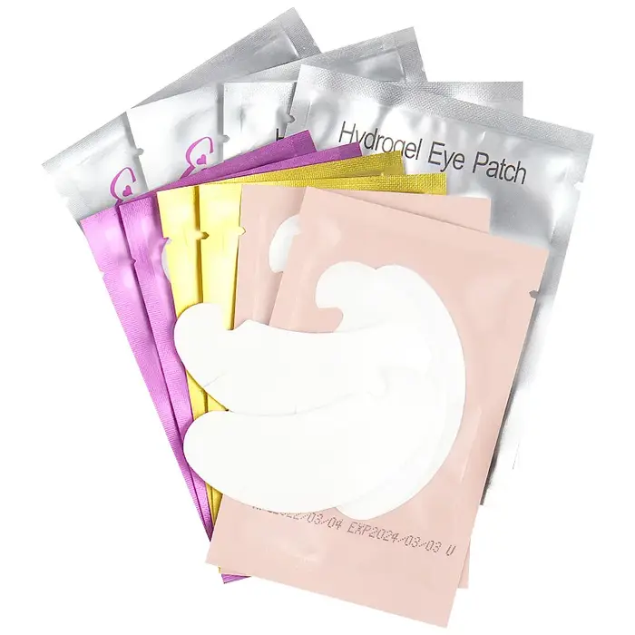 50 paires de patchs hydrogel pour extensions de cils, coussinets en gel en forme de U pour greffe de cils, fournitures pour extensions de cils, outils de maquillage
