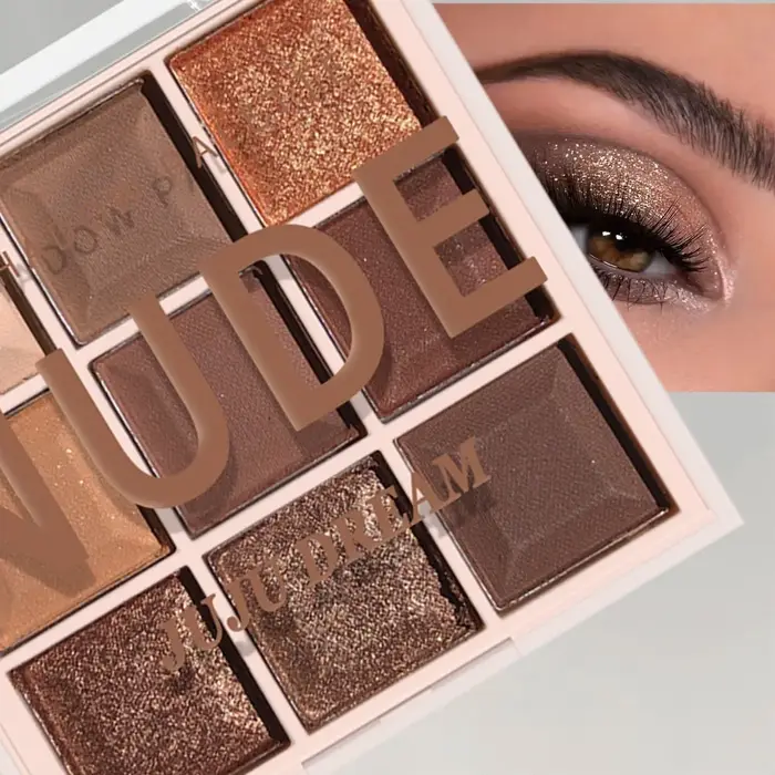 Palette de fards à paupières chocolat