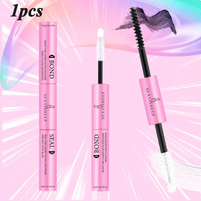 Liaison et joint de cils imperméables pour grappes de cils contenant une colle à cils non irritante 